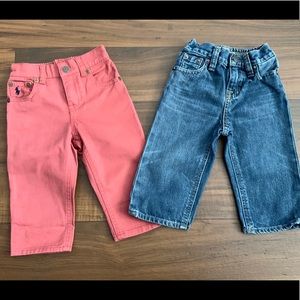 Baby boy Ralph Lauren jeans 12 months bundle